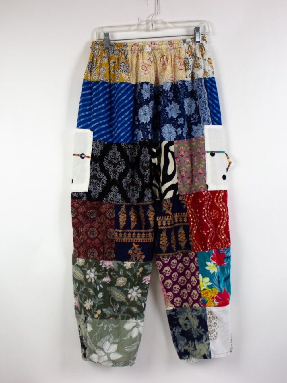 Ashley Taylor Patchwork Cotton Balloon Pants One Size